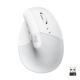 Logitech Lift Vertical Ergonomic Mouse For Business svetlo šedá / Ergonomická myš / USB / iba pre pravákov (910-006496)