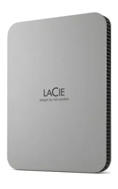 LaCie Mobile Drive 5TB strieborná / Externý HDD / 5TB / USB-C (STLP5000400)