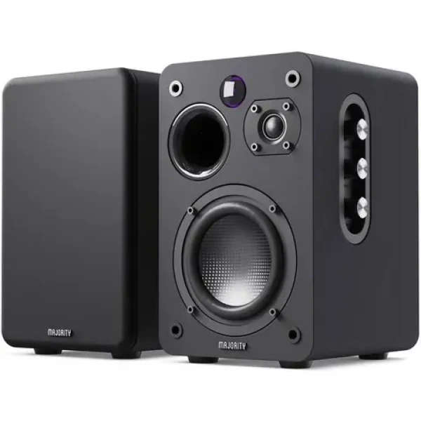 Majority D70X Bookshelf čierna / Reproduktory / 2.0 / 70W / Bluetooth 5.3 / AUX (D70XB)