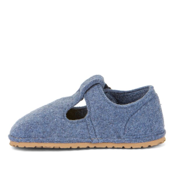 Chlapčenské barefoot papuče FLEXY WOOLY Denim; Froddo; G1700378-1 - 29