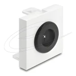 DeLock Easy 45 Káblová priechodka čierna, biela / guľatá / 16 mm (91072)