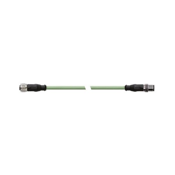 HELU TOPGEBER® CONNECTING SYSTEMS PUR 2DD44 1.00 m Hotový prepojovací kábel pre senzory/aktory, 17005145, 1.00 m, 1 ks; 17005145