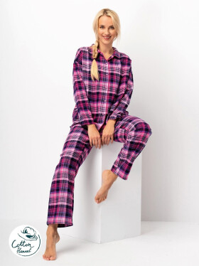 Kľúč LNS 490 B25 long/r S-XL dámske pyžamo na zips fuchsie M