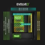 Evolveo Xenon čierna / PC skriňa / Midi Tower / ATX/mATX/Mini ITX / 4X ARGB / temperované sklo (XENON-BK-4)