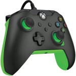 PDP Wired Controller - Neon Black zelená / Herný ovládač / drôtový / USB / 2.4m / Xbox Series X/S Xbox One PC (049-012-GG)