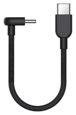 XIAOMI USB-C to USB-C opletený kábel 10cm tmavo šedá / Dátový kábel / 60W / 3A / 20V (73615)