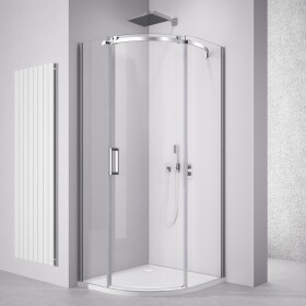 POLYSAN - THRON SQUARE štvrťkruhová sprchová zástena 900x900, číre sklo, pravá TL2690R-5002