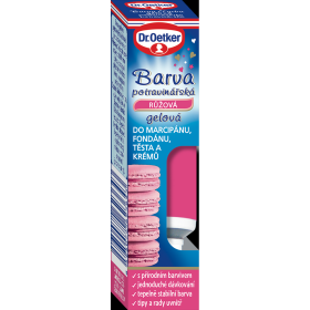 Gélová potravinárska farba ružová 10 g - Dr. Oetker - Dr. Oetker