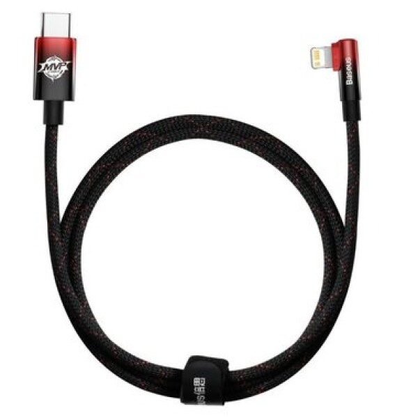 Baseus CAVP000220 MVP Kábel USB-C (M) - Lightning (M) 1 m čierno-červená / 20W (CAVP000220)