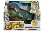 Dinosaurus Velociraptor so zvukovými a svietiacimi efektmi zelený