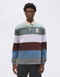 Armedangels Aadru LS Rugby Fleece 3447 mystic swamp-steel melange XL