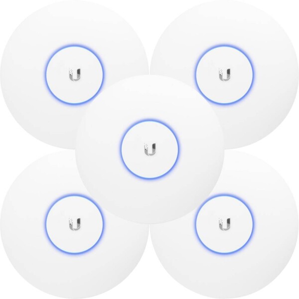 Ubiquiti Networks UAP-AC-PRO-5 UAP-AC-PRO-5 balenie po 5 ks PoE Wi-Fi prístupový bod 1.75 GBit/s 2.4 GHz, 5 GHz; UAP-AC-PRO-5