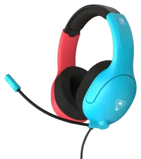 Turtle Beach Airlite Fit modro-červená / Herné slúchadlá s mikrofónom / Nintendo Switch / Drôtové (TBS-8002-25)