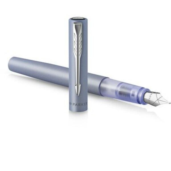 PARKER Vector XL Silver Blue hrot M / plniace pero / farba náplne: modrá (2159745)