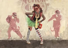 ART PUZZLE 4355 Puzzle Anjel s diablom v tele