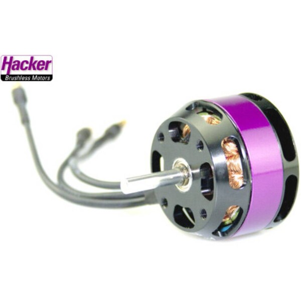 Hacker A30-28 S V4 brushless elektromotor pre modely lietadiel KV (ot./min / V): 700 Počet závitov: 28; 15716110