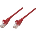 Intellinet 342209 RJ45 sieťové káble, prepojovacie káble CAT 6 U/UTP 15.00 m červená 1 ks; 342209