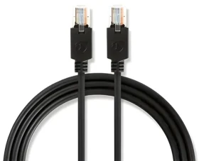 Nedis Patch kábel Cat5e U/UTP čierny / Patch kábel / RJ45 - RJ45 / 15 m (CCBW85100AT150)