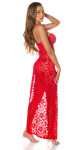 Sexy Koucla Neckholder Lace Dress / Cover-Up red S