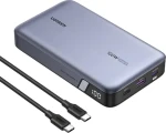 Ugreen PB720 sivá / Powerbanka / 20000mAh / LED displej / rýchlonabíjanie / 2x USB-C (UGR1830)