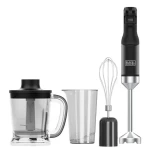 BlackDecker BXHBA1501E / Tyčový mixér / 1500 W / sekanie a šľahanie / odnímateľná nožová jednotka / nerezové nože (ES9160170B)