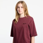 Tričko New Era Pinstripe Os Tee UNISEX Frosted Burgundy XL
