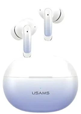 USAMS X-Don Series modrý prechod / TWS bezdrôtové slúchadlá / Bluetooth 5.3 / ENC / mikrofón (BHUENCXD03)