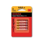 Kodak HEAVY DUTY zinkovo-chloridovej batérie AAA (blister) 4ks (30953321)