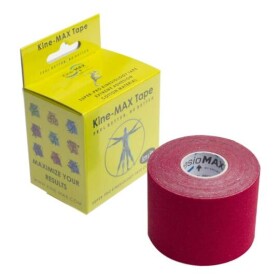 KINE-MAX Super-pro cotton kinesiology tape červená tejpovacia páska 5 cm x 5 m 1 ks