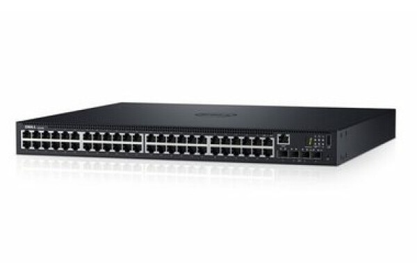 DELL Networking N1548 L3 gigabit switch / 48x 1GbE + 4X 10GbE SFP+ Port / stohovateľný / management / NBD on-site (210-AEVZ)