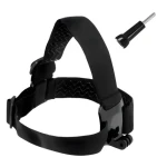 Hurtel Hlavový pásik pre akčné kamery GoPro, DJI OSMO Action čierna / Držiak na hlavu / Dlhá upevňovacia skrutka