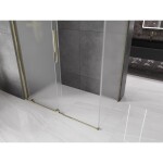 MEXEN/S - Velár sprchovací kút, posuvné dvere 150 x 70, dekor, zlato 871-150-070-31-50
