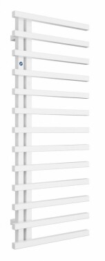 HOPA - Kúpeľňový radiátor DARVEL biela farba - Farba radiátora - Biela, Rozmer radiátora - 500 × 1730 mm, výkon 702 W, Typ pripojenia - Spodný 50 mm RADDAV501735