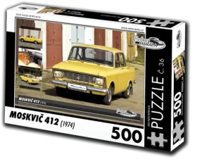 RETRO-AUTA Puzzle Moskvič 412 (1974), č. 36