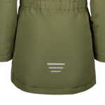 Trollkids Detská zimná bunda s kapucňou Trollkids Dievčenský nepremokavý kabát Alesund Green (301-323) 116