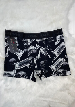 Pánske boxerky John Frank JFBDMOD108 XXL černá