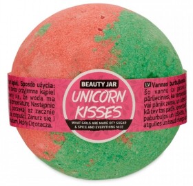 Beauty Jar - UNICORN KISSES Guľa do kúpeľa 150 g