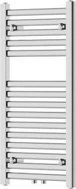 MEXEN - Hades vykurovací rebrík/radiátor 800 x 400 mm, 249 W, chróm W104-0800-400-00-01