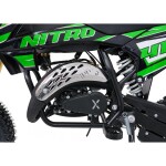Mamido Detská benzínová motorka RamiGO NITRO 60CC zelená
