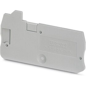 End cover D-STU 2,5-TWIN 3033045 Phoenix Contact; 3033045