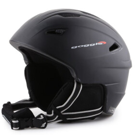 Lyžiarska prilba s okuliarmi Black Matt S300-2 60-62 cm