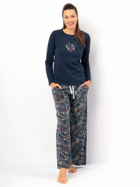 Kľúč LNS 571 B25 long/r S-XL dámske pyžamo tmavě modrá L