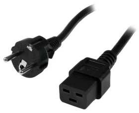 StarTech napájací kábel Schuko - C19 2m čierna / Napájací kábel / CEE7/7 - C19 / 16 A (PXTEUC192M)