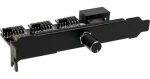 Lamptron CFM36 čierna / Kontrolér ventilátorov a LED / PCI slot (LAMP-CFM36B)