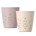NIP NATURE line kalíšok 2ks ružová / od 12 mesiacov (NIP38840-51)
