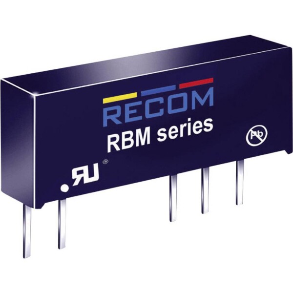 RECOM RBM-0505D DC / DC menič napätia, DPS 5 V/DC 5 V/DC, -5 V/DC 100 mA 1 W Počet výstupov: 2 x; RBM-0505D
