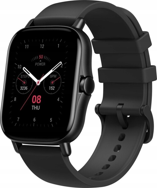 Amazfit Amazfit GTS 2 4,19 cm (1.65") AMOLED 43 mm Cyfrowy 348 x 442 px Ekran dotykowy Čierny Wi-Fi GPS