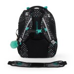 Školský batoh Bagmaster Porto 24 C Black/turquoise