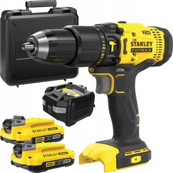 Stanley SFMCD711D2K / Aku vŕtačka / 18V / 2x 2.0Ah (SFMCD711D2K-QW)
