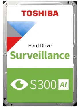 Toshiba S300 AI Surveillance 20TB (bulk) / HDD / 3.5" / SATA 6Gbits / 7 200 rpm / Interné (HDEB038ZSA51F)